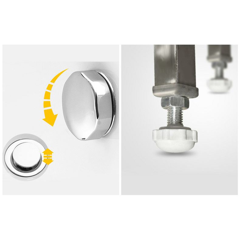 Modern Round Drop-in Bathtub Acrylic Soaking/Air Bathtub in White