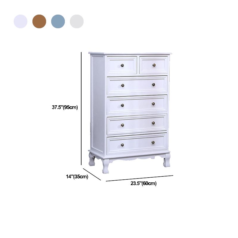 Solid Wood Storage Chest Retro Style Vertical Storage Chest Dresser