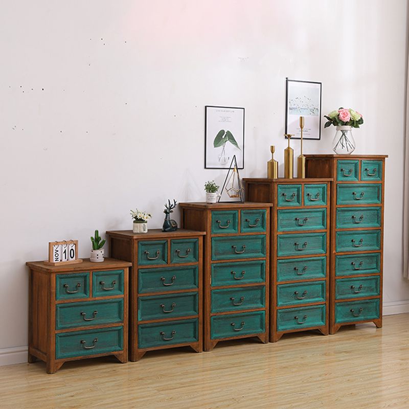 Traditional Matte Finish Storage Chest Bedroom Solid Wood Dresser