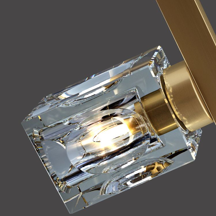 Pendante île en forme d'île d'île contemporaine en forme de cube pour la cuisine