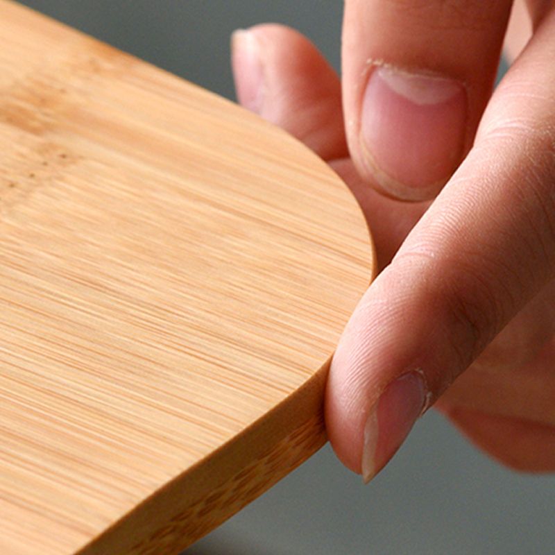 Nordic Simple 1 Single Coffee Table Rectangular Bamboo 4 Legs Cocktail Table