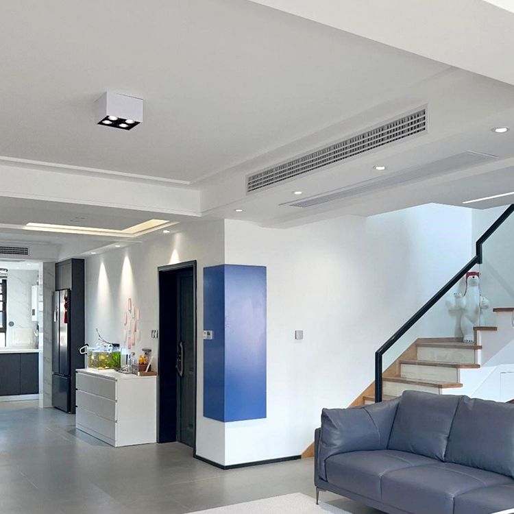 Modern Flush Mount Ceiling Fixture 4 Light Flush Ceiling Light for Living Room