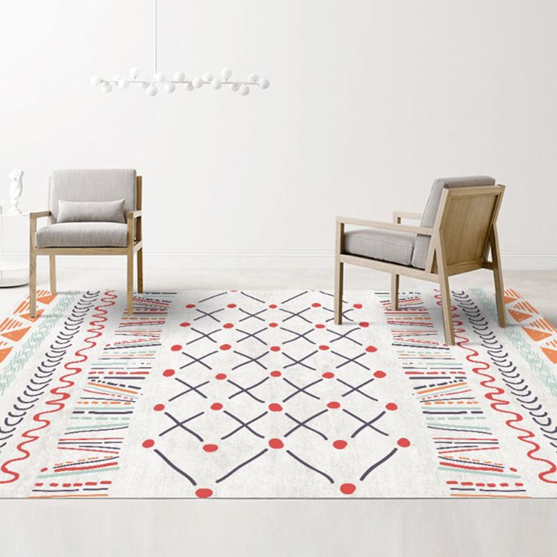 Mehrfarbiger Bohemian Teppich Polyester Southwestern Print Indoor Teppich Easy Care Teppich für die Heimdekoration