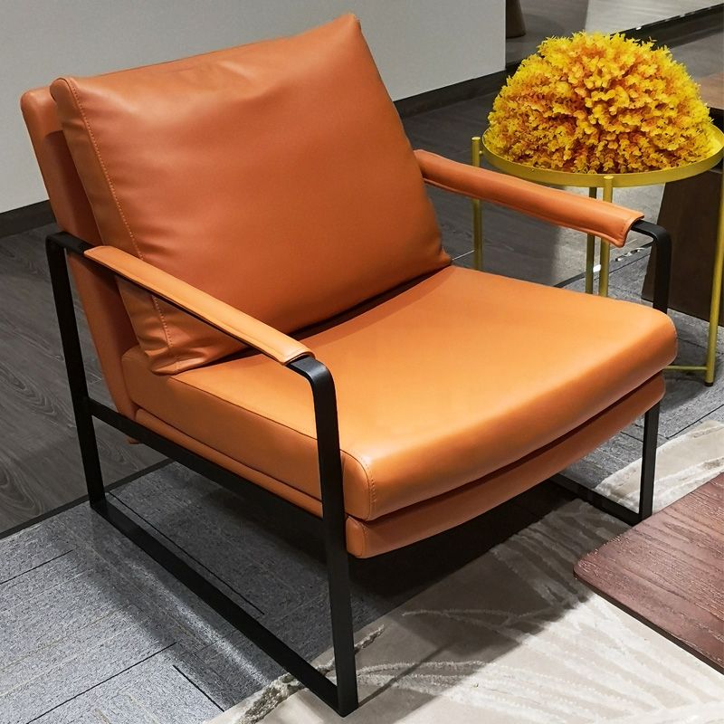 Upholstered Lounge Chair Arms Included Chair for Living Room