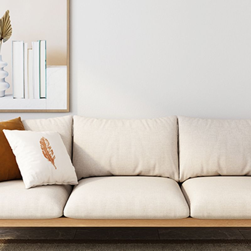 Zeitgenössisches Quadratarm Standard -Sofa mit Stirnkissen für Wohnzimmer, Wohnung
