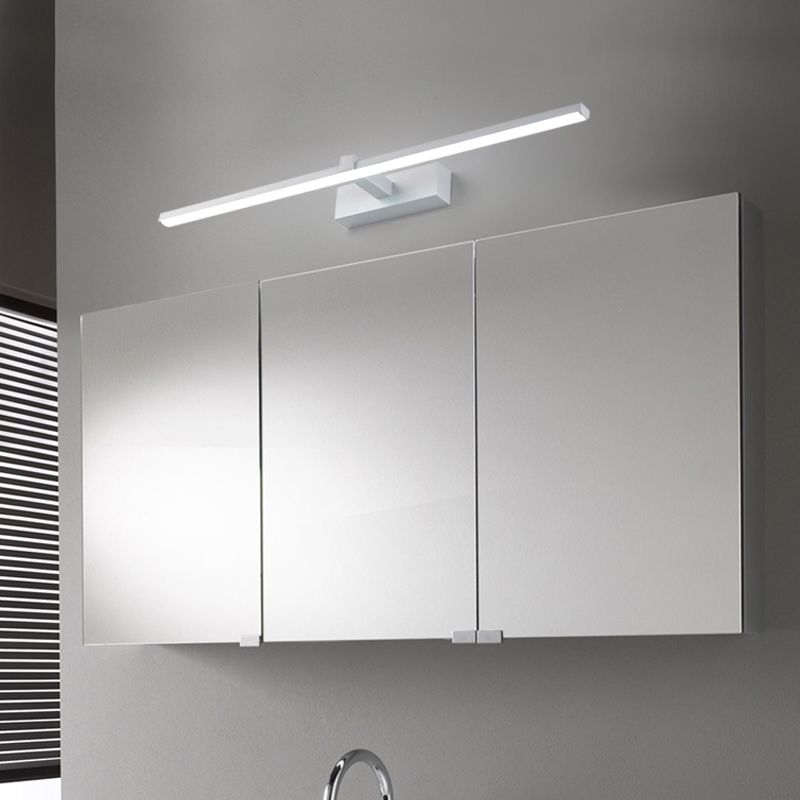 Lampada sconde in metallo moderno a parete a 1 luci per il bagno