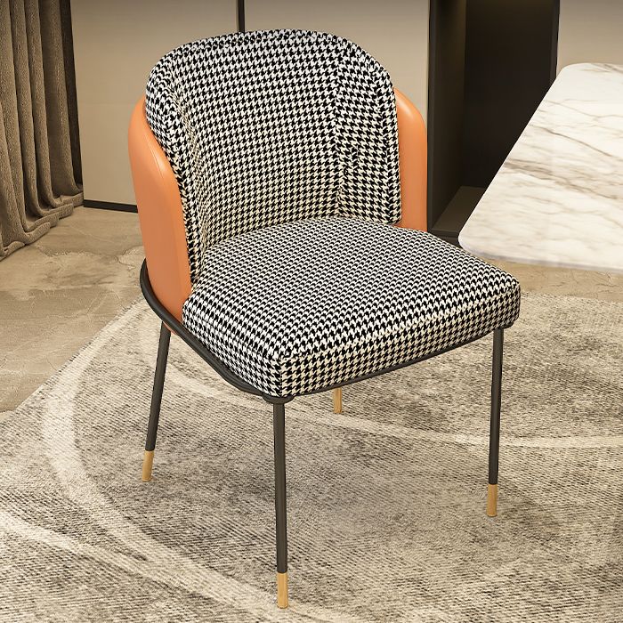 Parsons Side Chair Modern Style Linen Dining Chair for Dining Room