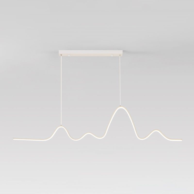 Modern Ceiling Pendant Light Metal LED Island Pendant Light for Dining Room