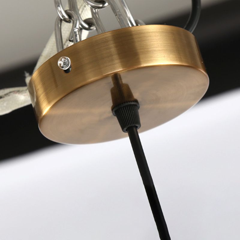Modern Style Minimalist Hanging Light Glass Shade Pendant Lighting Fixture