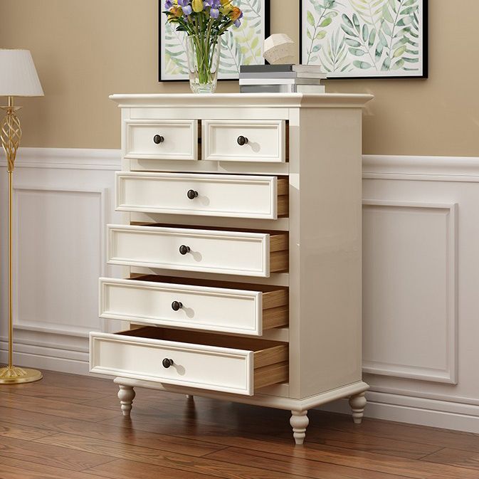 American Traditional Lingerie Chest Birch Storage Chest Dresser for Bedroom
