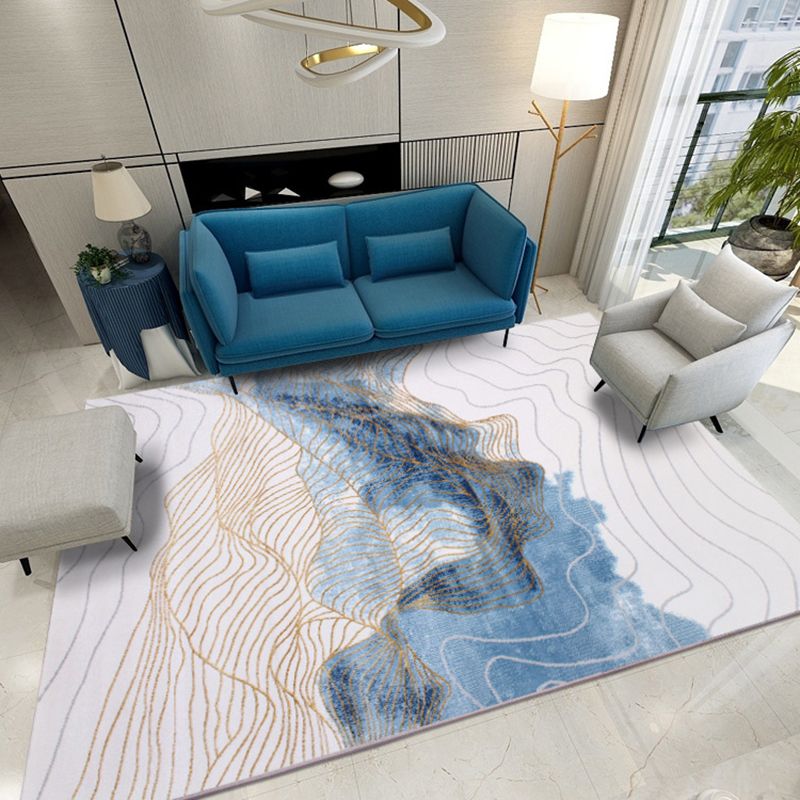 Light Gray Gorgeous Carpet Polyester Modern Carpet Stain Resistant Carpet for Home Decor