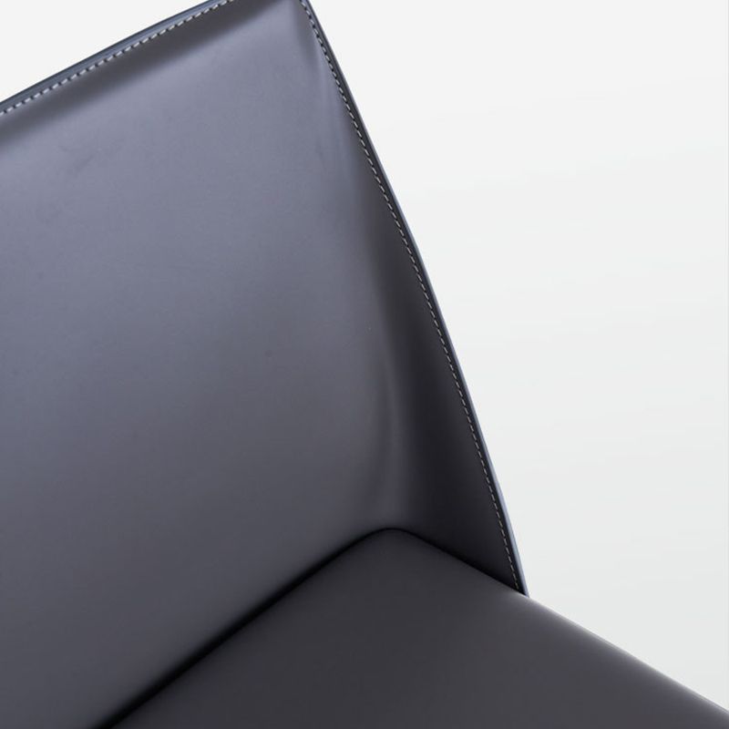 Faux Leather Dining Side Chair Contemporary Dining Room Chair