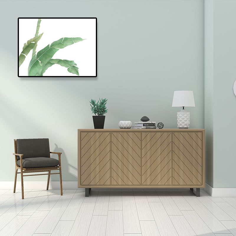 Leaf Painting Wall Art Print Farmhouse Textured Sitting Room Wrapped Canvas in Green