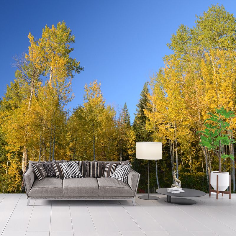 Forest Wall Decor Stain Resistant Wall Covering for Dining Room, Stain Resistant