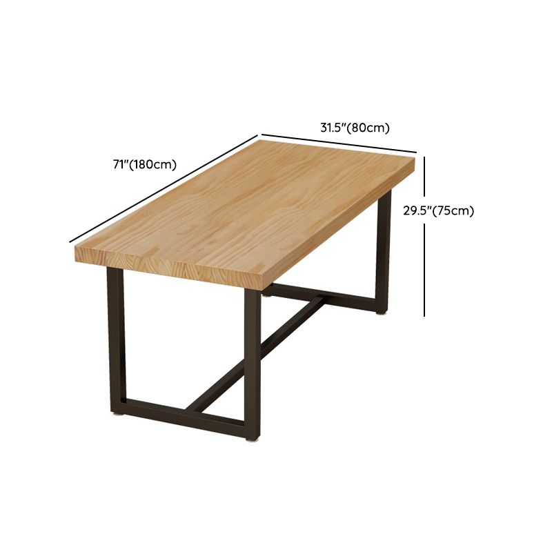 Industrial Solid Wood Dining Table Set 1/5/7 Pieces Dining Set