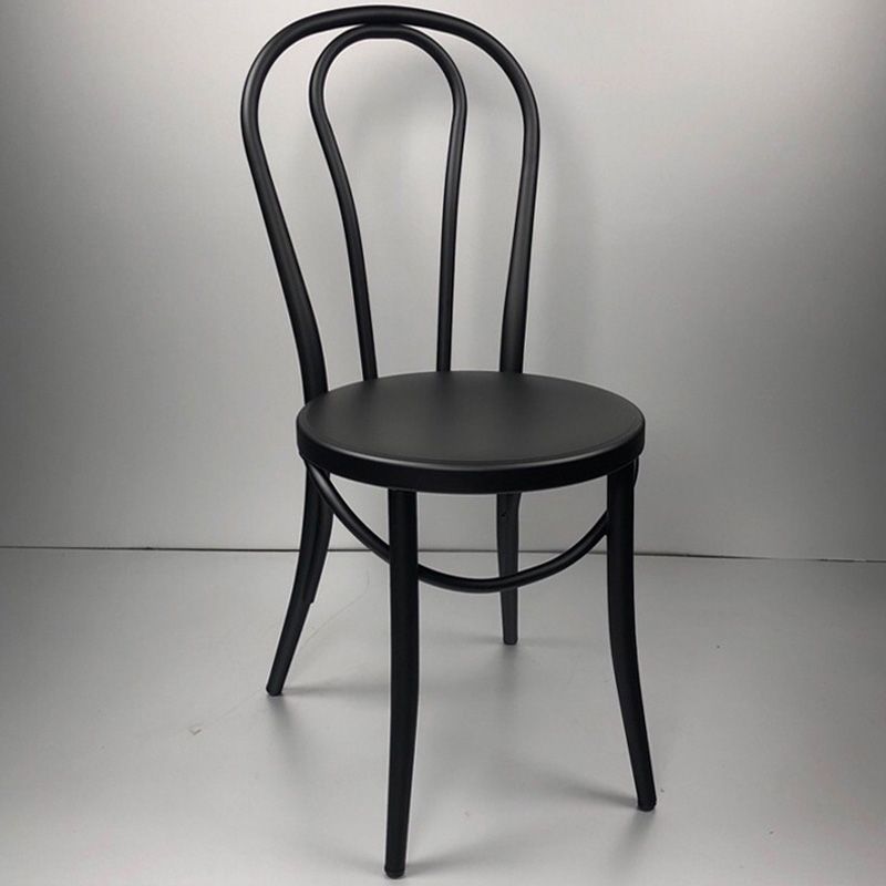 Industrial Kitchen Dining Side Chair Open Back Dining Side Chair