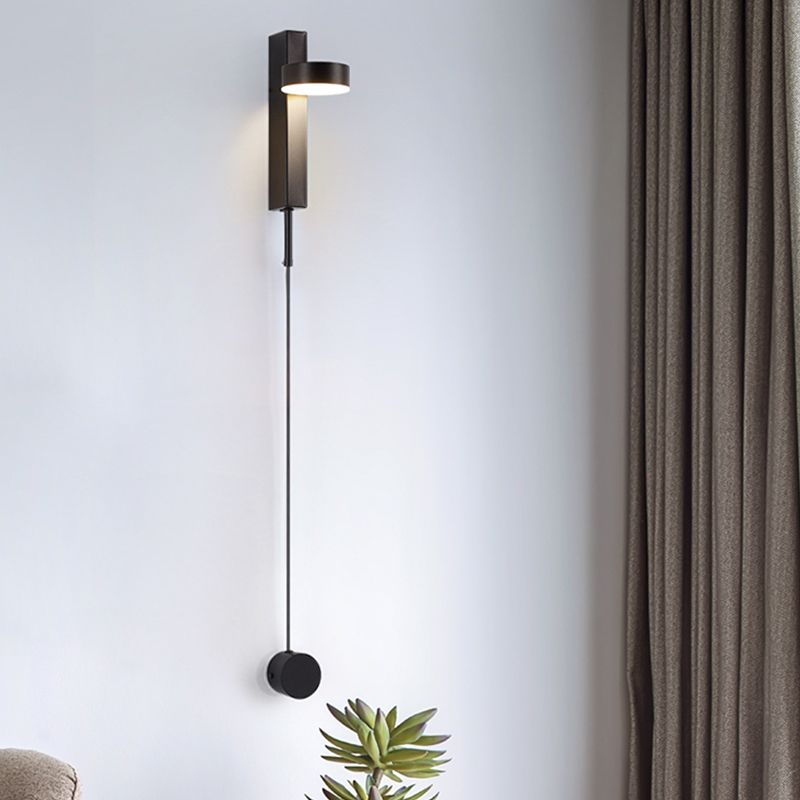 Modern Metal Rotatable Wall Light Geometric 8.5" High LED Wall Sconce for Living Room