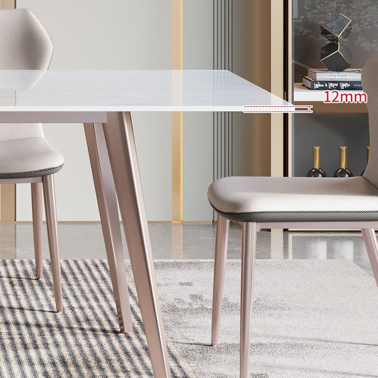 Nordic 1/2/5/7 Pieces Dining Set Sintered Stone Dining Table Set for Restaurant