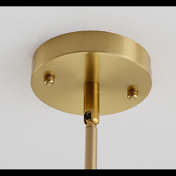 Accesorio colgado de techo accesorio de iluminación de lámpara de metal para remolino en latón en latón