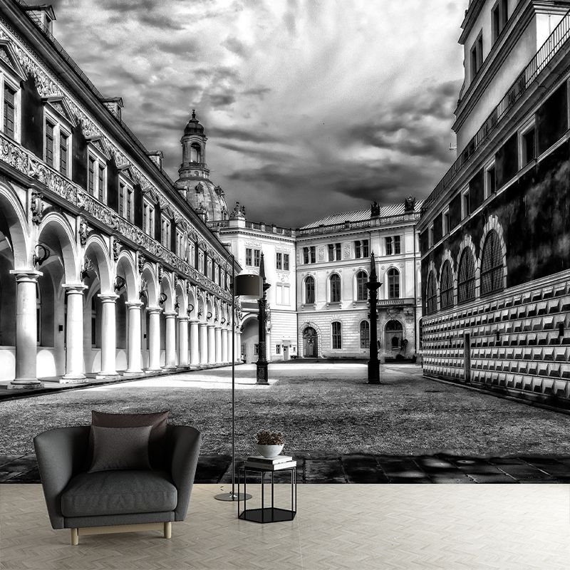 London City Mural Wallpaper Water-Resistant Wall Covering for Meeting Room Decoration