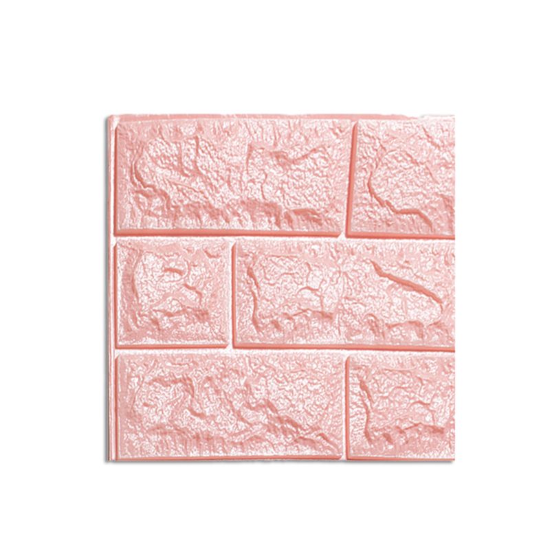 Waterproof Wall Panel Peel and Press 3D Faux Brick Living Room PVC Wall Paneling (10-Pack)