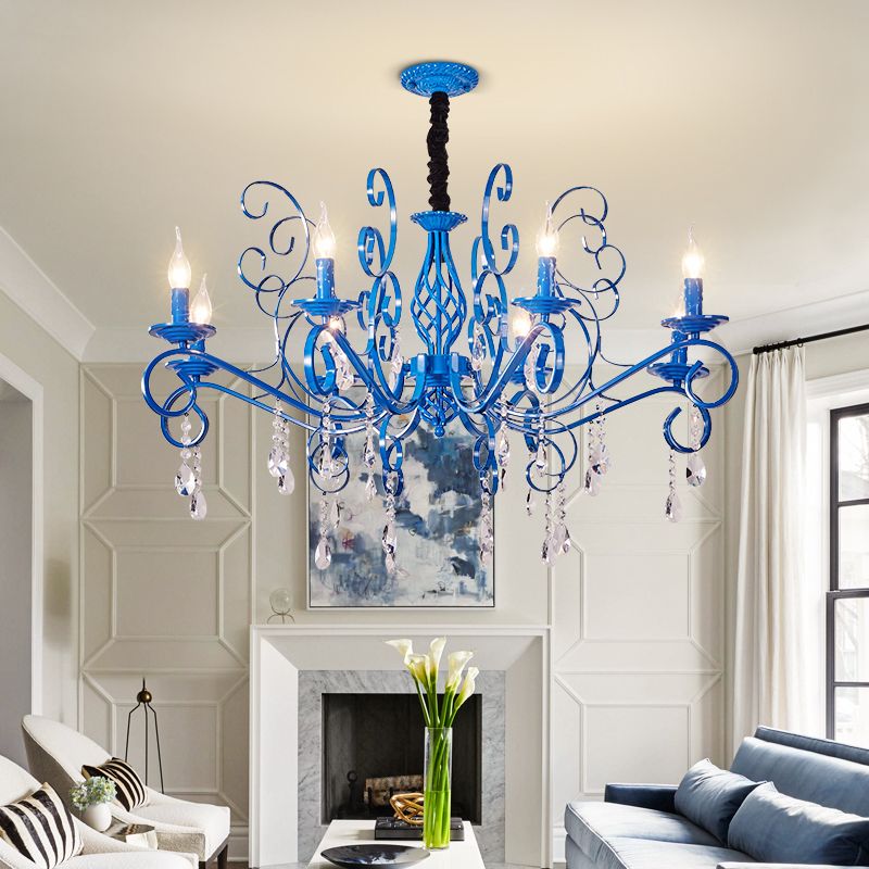 Traditional Unique Chandelier Lights Crystal Pendant Light Fixtures