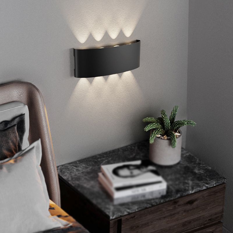 Géométrie des lumières murales de style moderne.