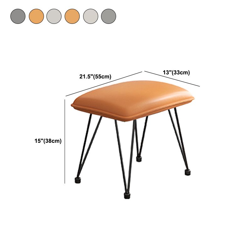 Contemporary Rocking Chair Fabric Upholstered Tufted Metal Frame Indoor Rocking Chair