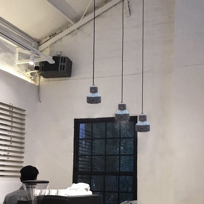 Plateau de pendentif ombré en pierre Style moderne suspendu pendant pour le salon