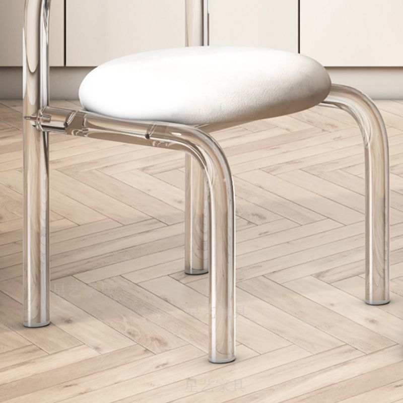 Modern Style 1/2/5/7 Pieces Dining Chairs Set Stone Rectangle Furniture in White