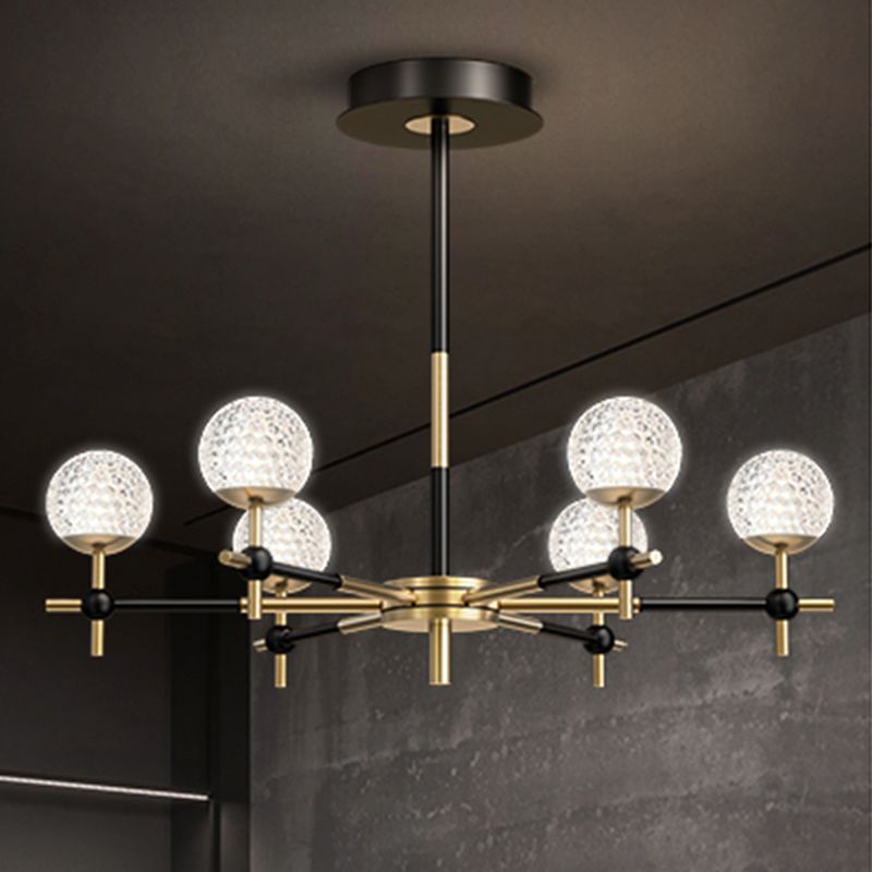 Branch Iron Suspension Light Postmodern Chandelier for Living Room Dinning Room