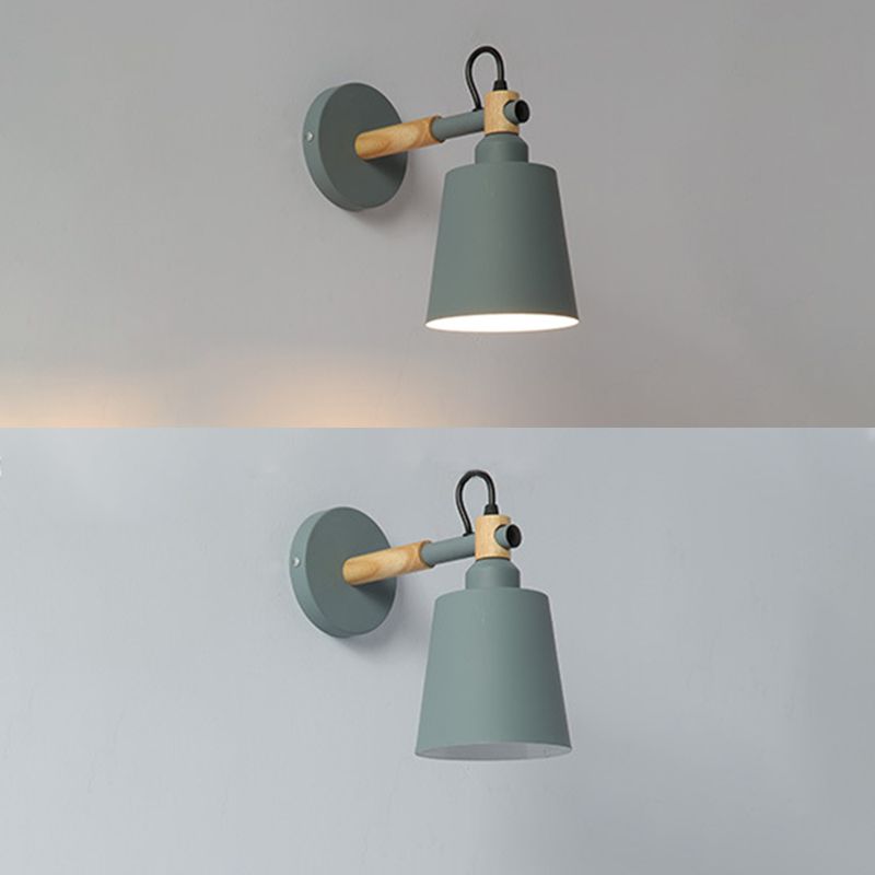 Adquisición de iluminación de pared en forma de cono de metal de estilo Minimalista de pared de estilo montado en la pared