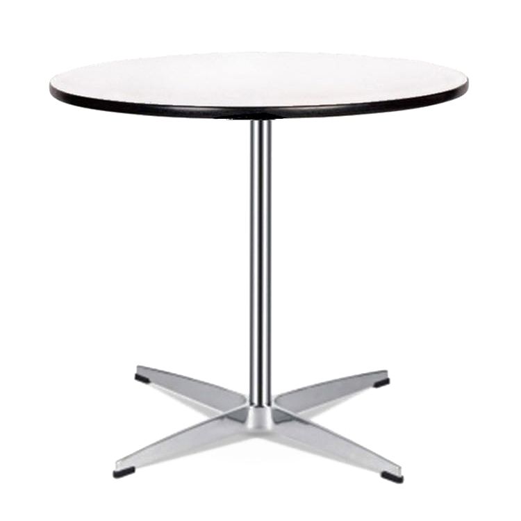 Modern MDF Round Dining Table Standard White Dining Table with Pedestal Base