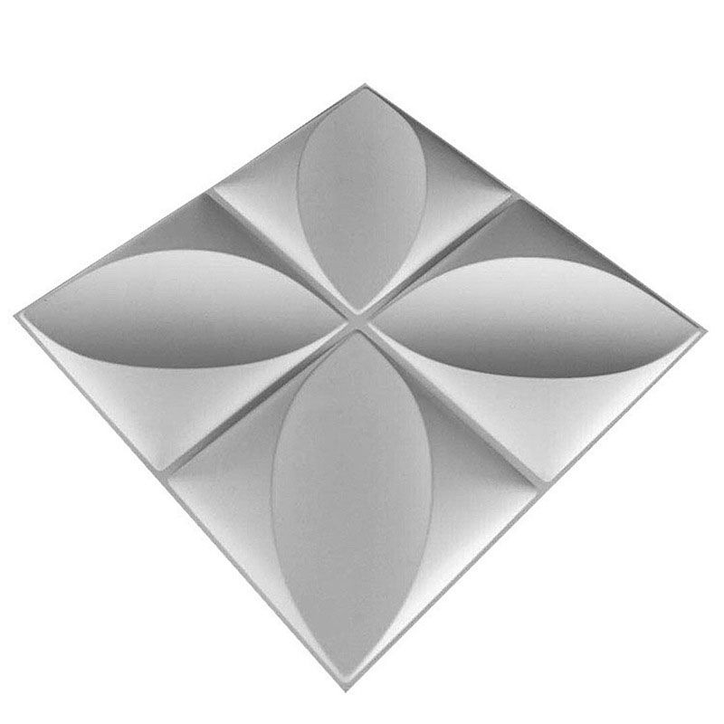 Square Interior Wall Paneling Peel and Stick Texture Effect Wall Paneling