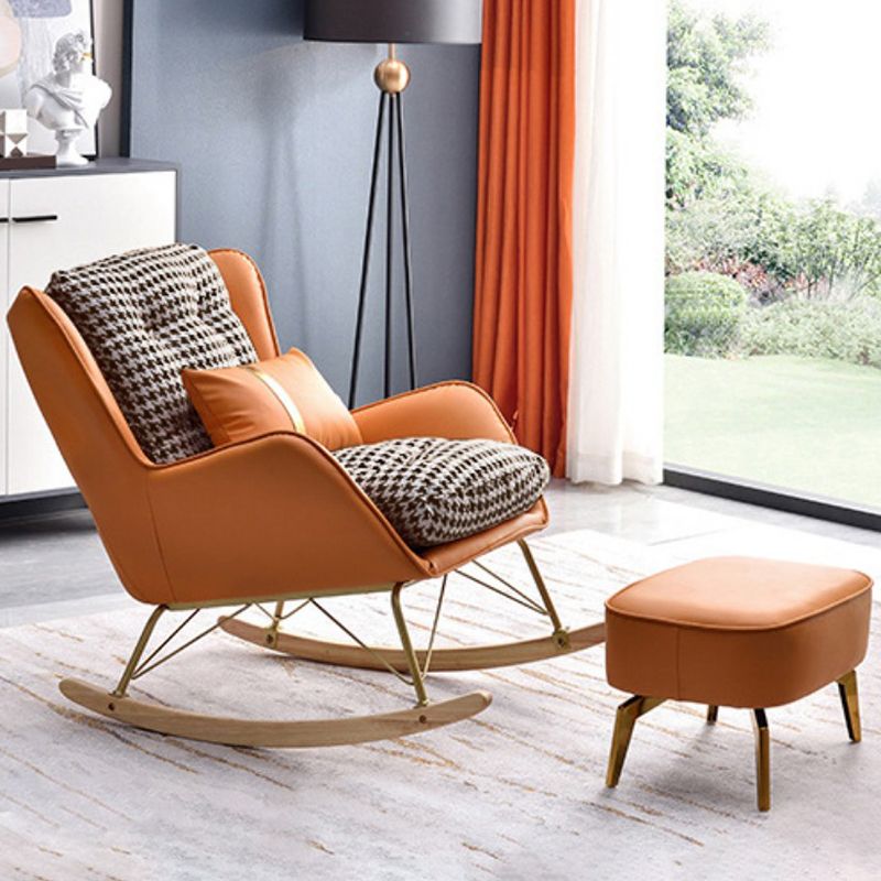 Nordic Simple Style Single Rocking Chair Leisure Home Lazy Chair