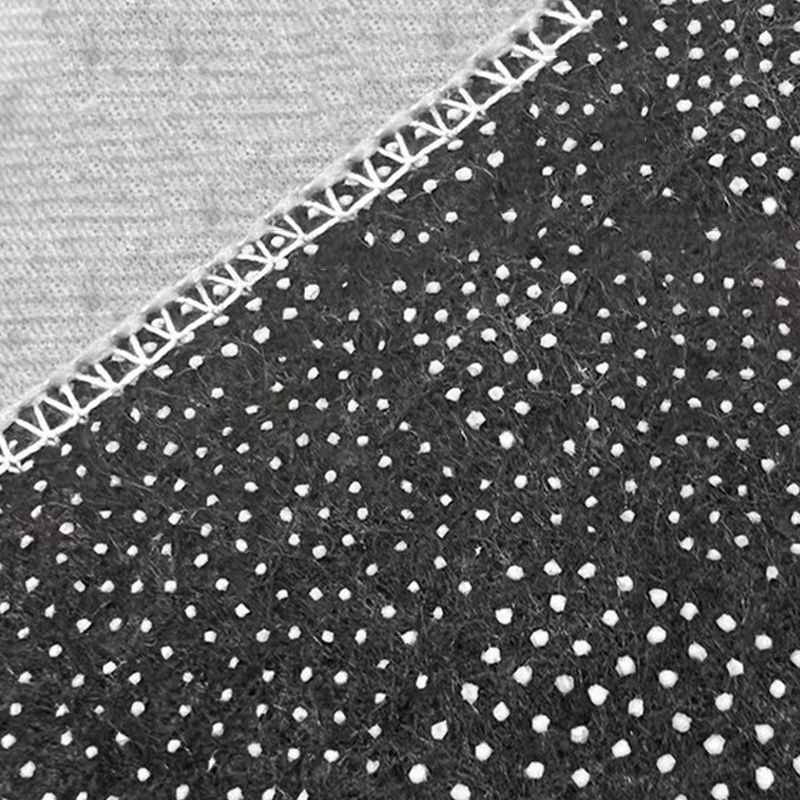 Gray Modern Carpet Polyester Pattern Carpet Non-Slip Backing Carpet for Drawing Room