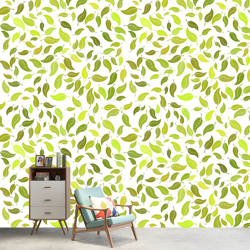 Environment Friendly Mural Wallpaper Plants Illustration Indoor Wall Mural