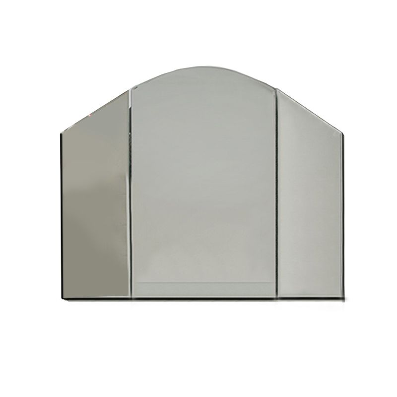 15.74" Wide Vanity Set with Tri-Fold Glass Make-up Vanity with Drawers