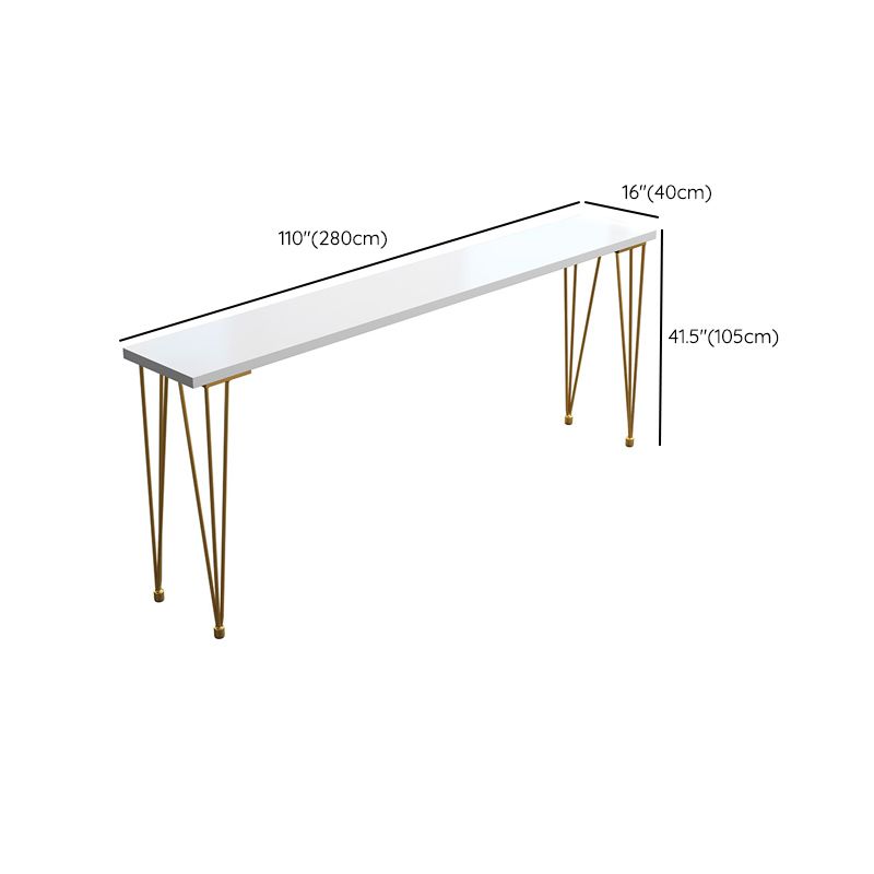 Glam Bar Table Set 1/5/9 Pieces Rectangle Solid Wood Pub Table with Upholstered Stool