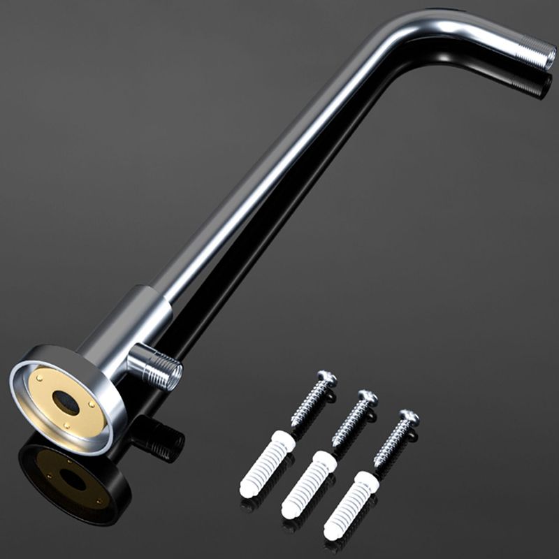 Contemporary Shower Head Combo Fixed Shower Head Stainless Steel Wall-Mount Shower Head