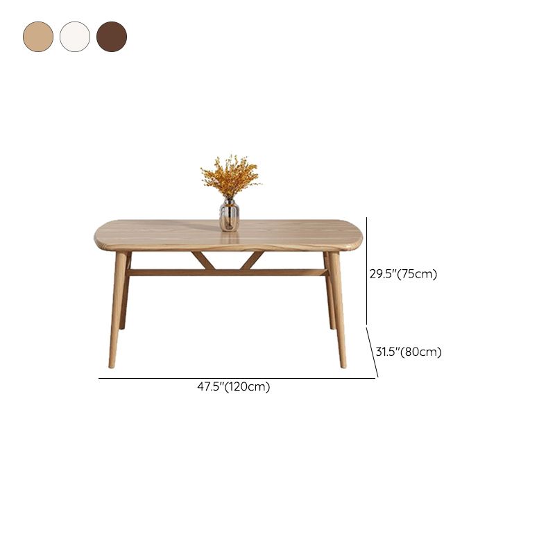 Nordic Style Dining Table Rectangle Dining Table for Home Use