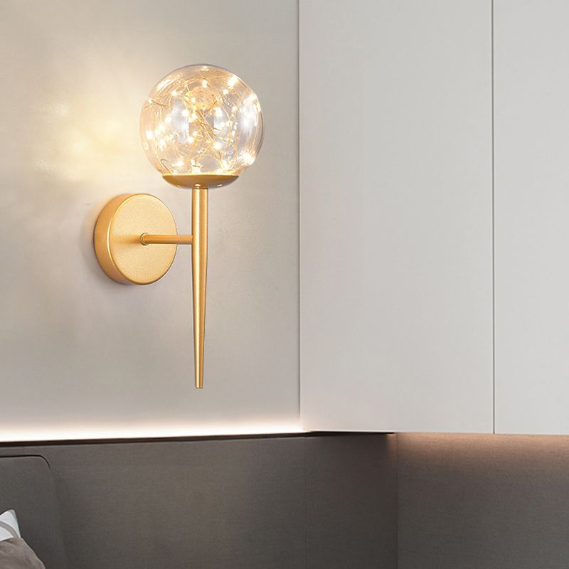 1 leichte Ballwandlichter moderner Stil von Glaswandbeleuchtung Ideen