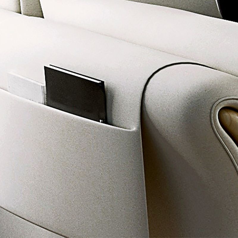 Nrdic Fabric Stationary Living Room Flared Arm Cushions Sofa Chaise