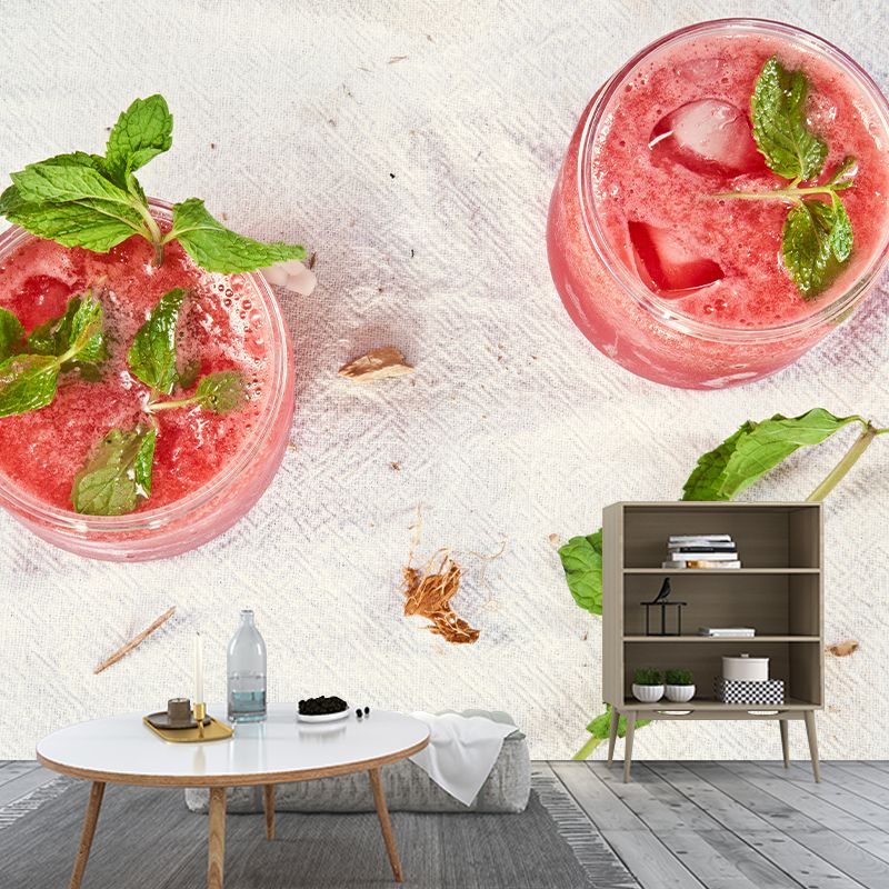 Eco-friendly Wall Mural Wallpaper Wine Drink Photography Sitting Room Wall Mural