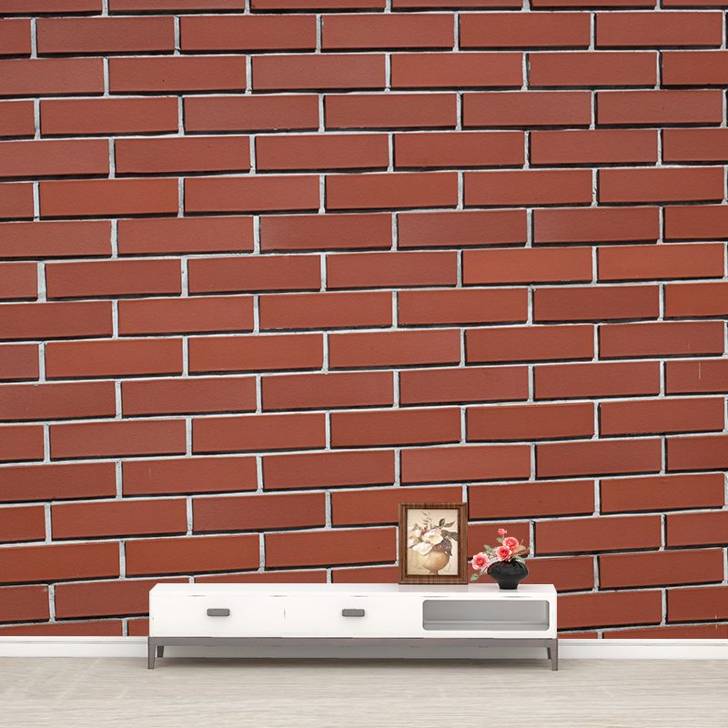 Brick Wall Mural Wallpaper Vinyl for Living Room Bedroom, Personalized Size Available