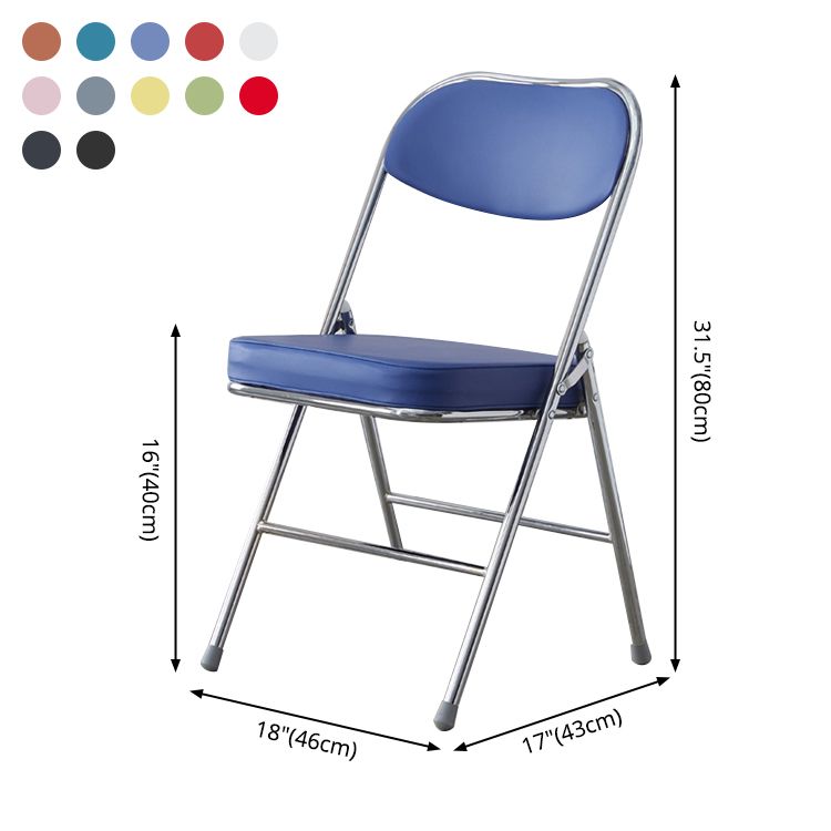 Chaise d'intérieur et d'extérieur moderne, chaises d'appoint de salle à manger à dossier ouvert sans accoudoirs en métal