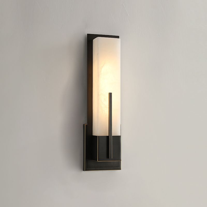 Eigentijdse muurlichtwagentjes met marmeren schaduw voor slaapkamer woonkamer