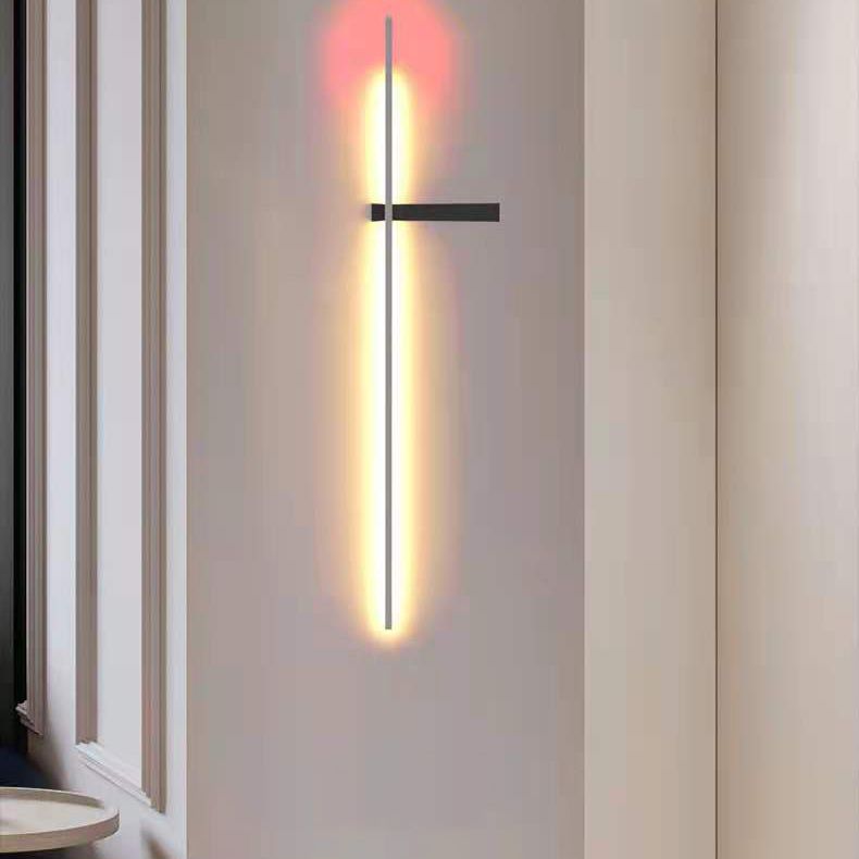 Moderno de tono lineal Diconteo Acrílico 1 Luces de luz para Hall and Foyer