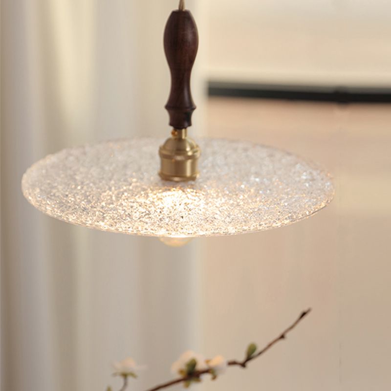 Single Light Contemporary Hanging Lamps Glass Shade Pendant Light for Sitting Room Foyer