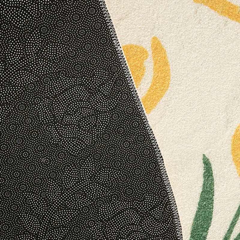 Tapis de blocage de couleur postmoderne Polyester Rapier intérieur Risque de zone lavable pour la décoration intérieure